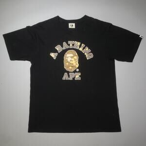 Bape x Stash NY 10th Anniversary College Logo tee Mens XL